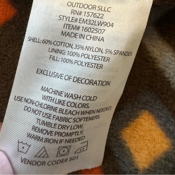 Eddie Bauer Men’s Fleece Lined Snap Front Shacket Grey Size XL - Picture 10 of 11